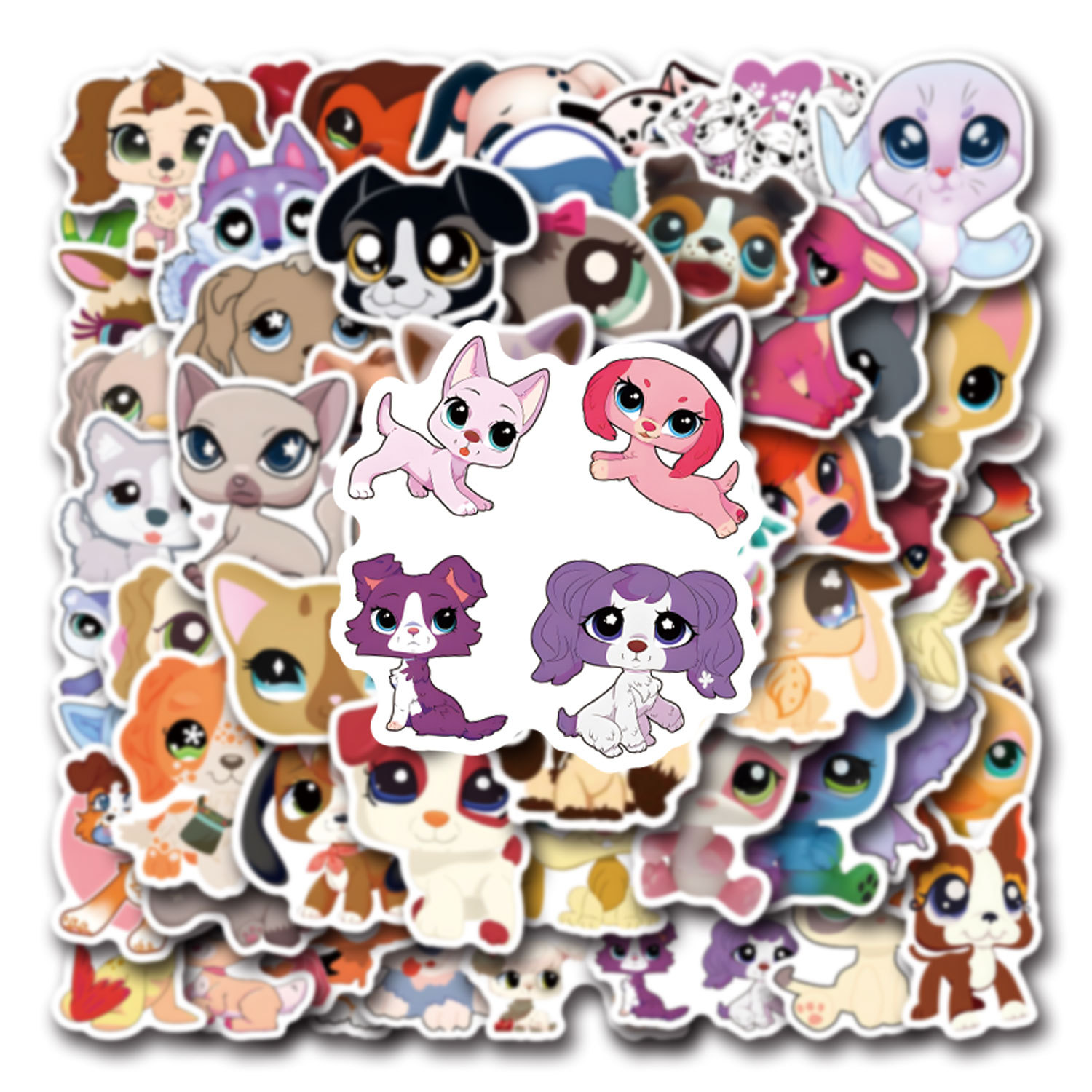Kids Toys Shop - 10/55/110 adet Littlest Pet Shop çıkartmalar