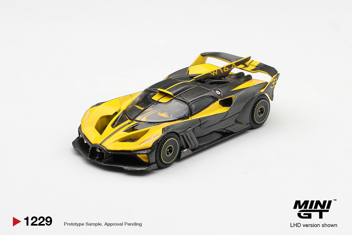 Kids Y Toys - MINIGT 1/64 Bugatti Bolide Sarı MGT01229-CH
