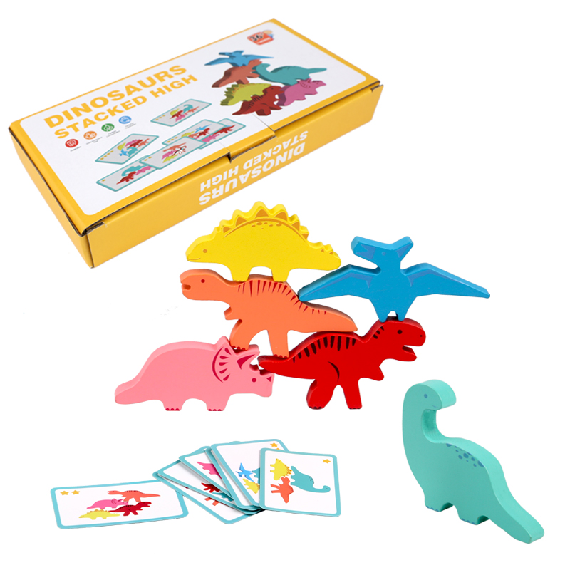 Wooden Blocks Stacking - Ahşap Denge blok oyuncaklar Çocuklar Için