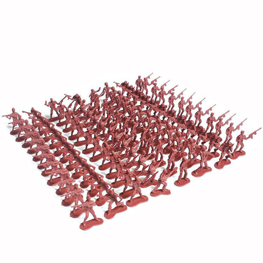 Kids Toys Kit - Plastik 4.5cm Asker Duruş Modeli Kiti