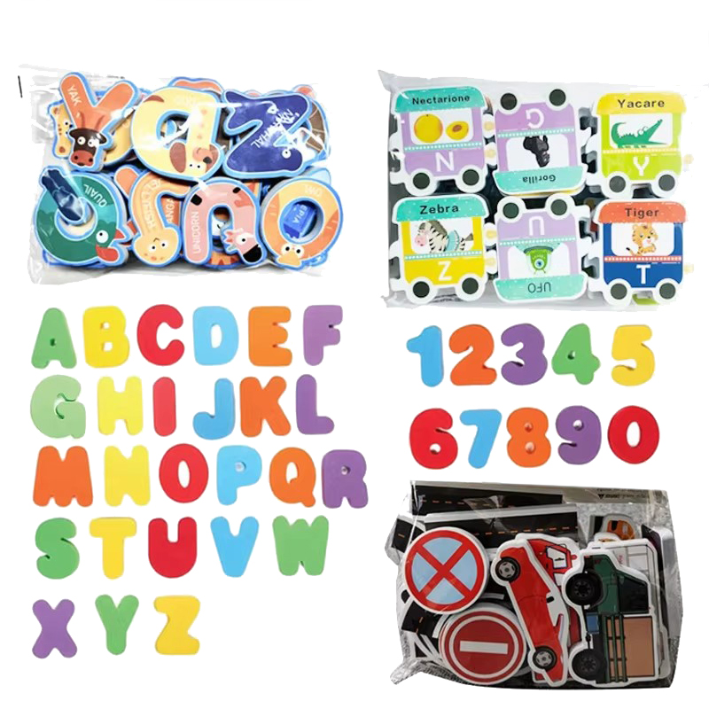 Bath Letter Number Foam - Bebek Banyo Oyuncakları Yüzen Köpük EVA