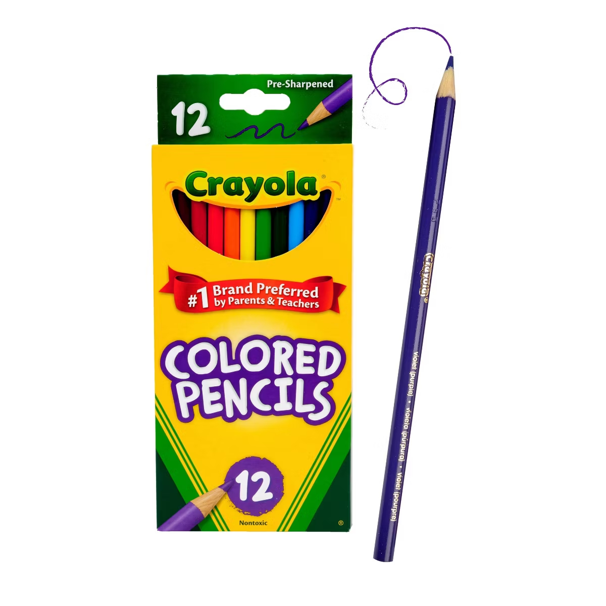 Crayola Art Supply - Crayola Renkli Kalemler 12'li Paket Önceden