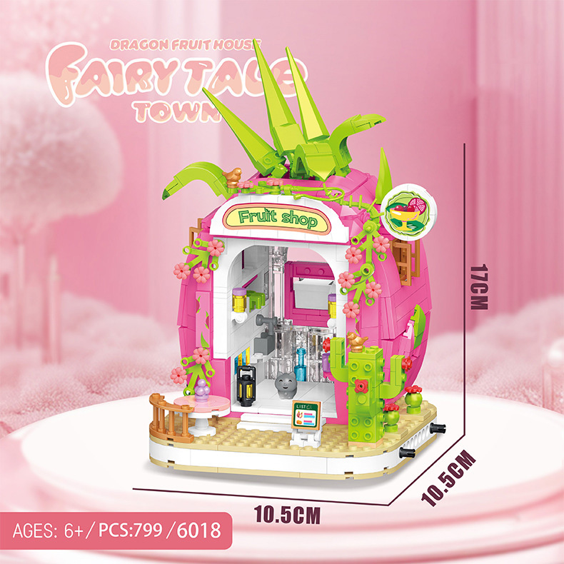 Kids Toys Shop - Yaratıcı Şehir Sokak Görünümü Kasaba Binası