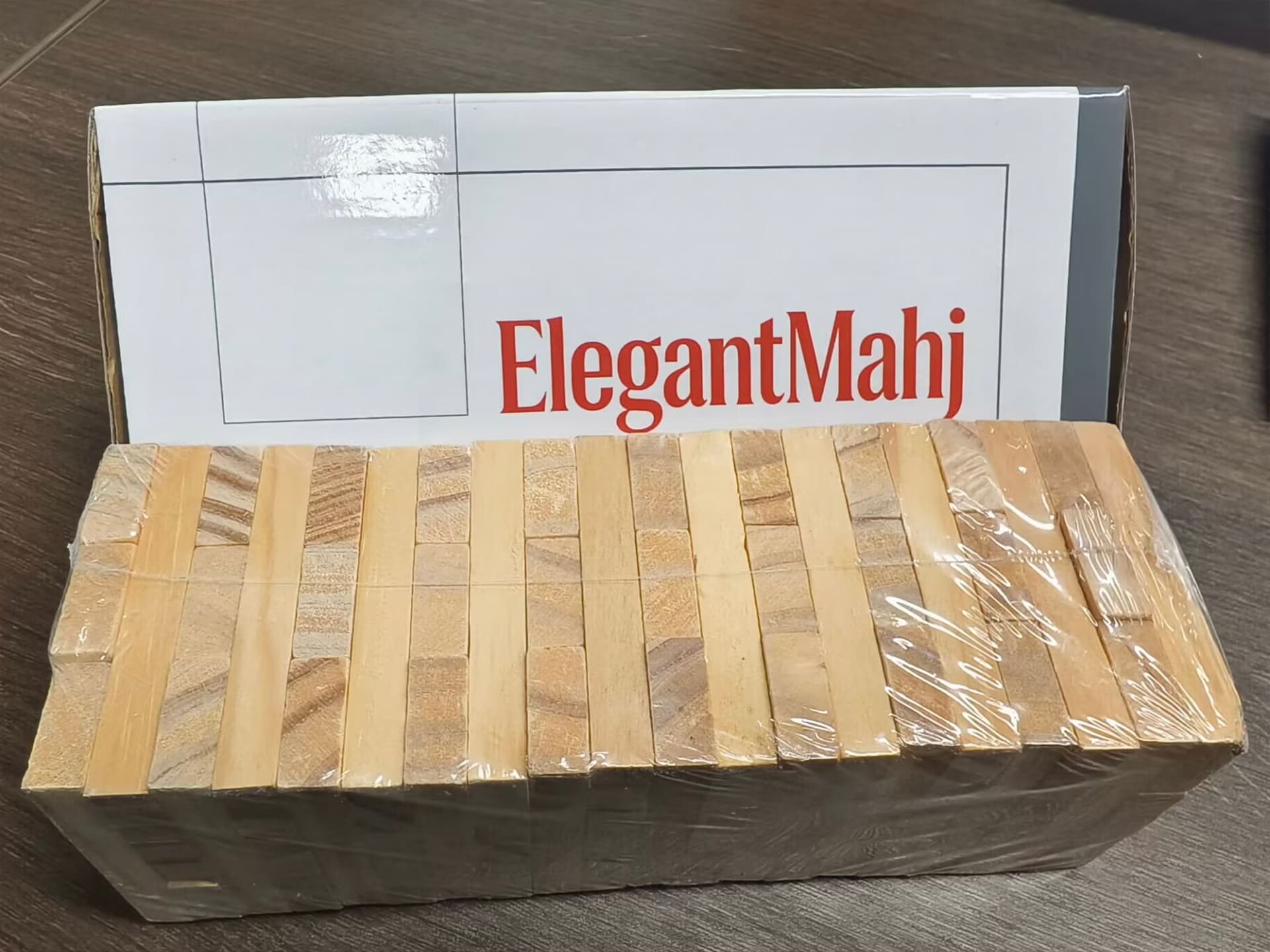 ElegantMahj Ahşap Kule Blok İs - Wooden Blocks Stacking incelemesi ve fiyatı