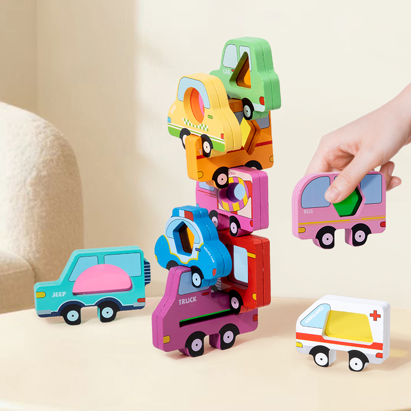 Ahşap Hayvan Akrilik İstifleme - Wooden Blocks Stacking incelemesi ve fiyatı