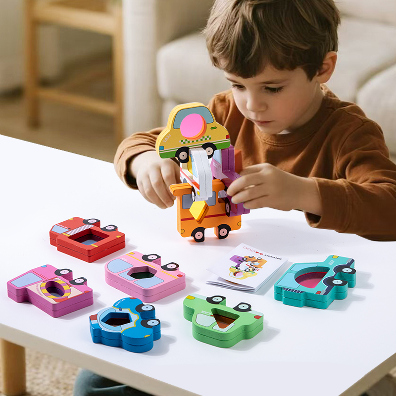 Ahşap Hayvan Akrilik İstifleme - Wooden Blocks Stacking incelemesi ve fiyatı