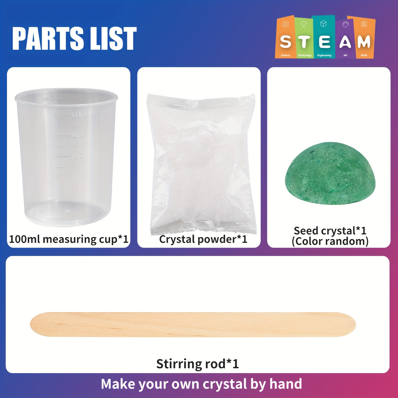 Fen eğitimi oyuncakları, krist - Volcano Experiment Kit incelemesi ve fiyatı