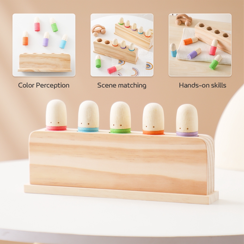 Montessori oyuncaklar bebek ah - Wooden Blocks Stacking incelemesi ve fiyatı