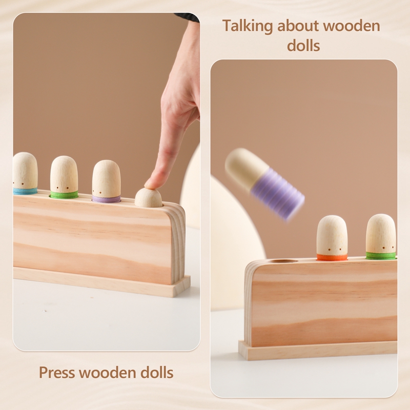 Montessori oyuncaklar bebek ah - Wooden Blocks Stacking incelemesi ve fiyatı