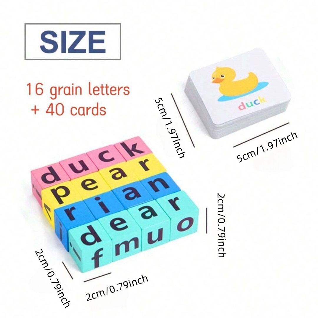 Çocuklar için Alfabe Yazım Tah - Wooden Blocks Stacking incelemesi ve fiyatı