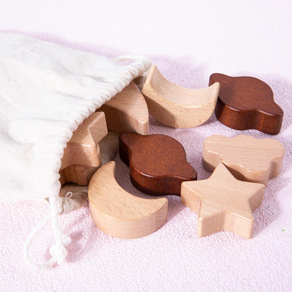 Montessori Oyuncakları Ay İsti - Wooden Blocks Stacking incelemesi ve fiyatı