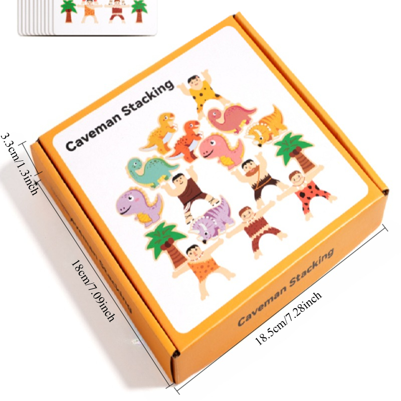 İlkel Dinozor Denge İstifleme  - Wooden Blocks Stacking incelemesi ve fiyatı