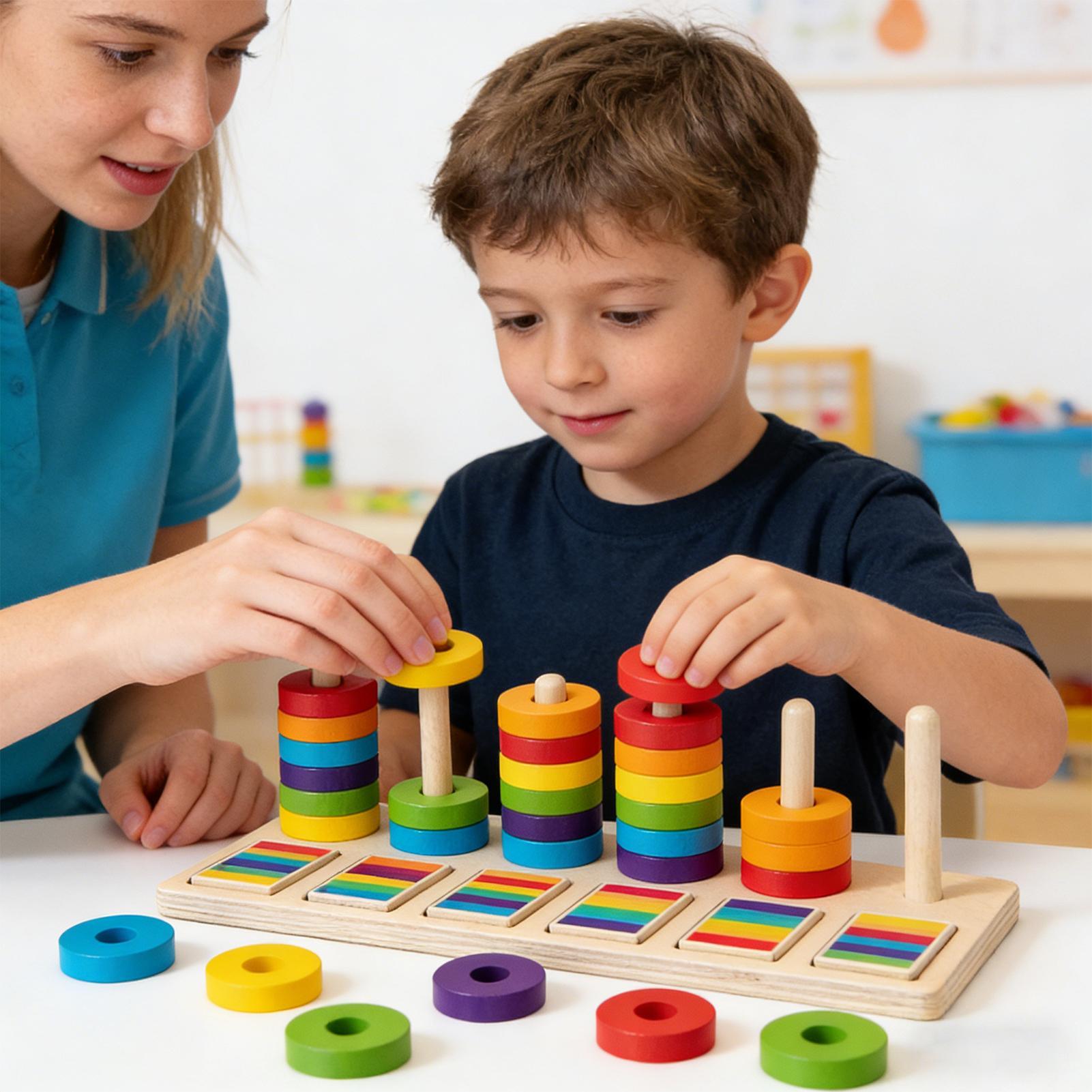 Ahşap İstifleme Oyuncakları Eğ - Wooden Blocks Stacking incelemesi ve fiyatı