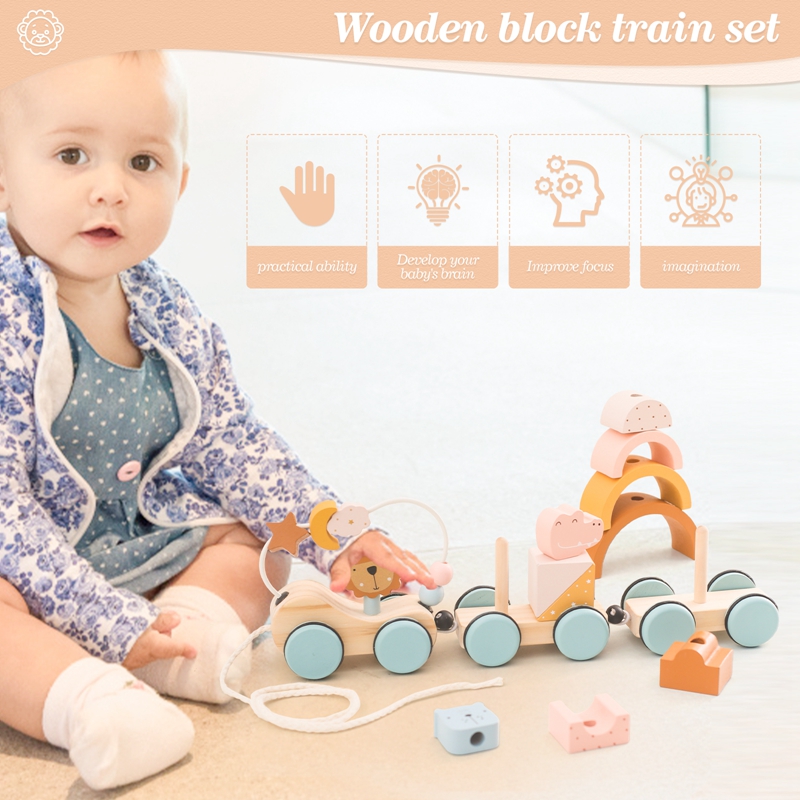 Ahşap Montessori Oyuncaklar Ha - Wooden Blocks Stacking incelemesi ve fiyatı