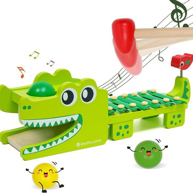 Montessori Ahşap Timsah Ksilof - Kids Toys Xylophone incelemesi ve fiyatı