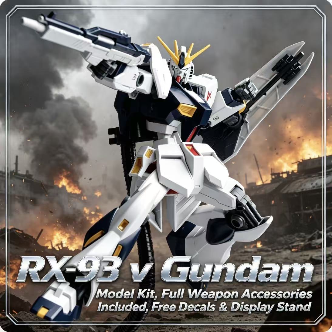93HG 1/144 ENTRY GRADE RX-93 V - Bandai Model Gundam Hg incelemesi ve fiyatı