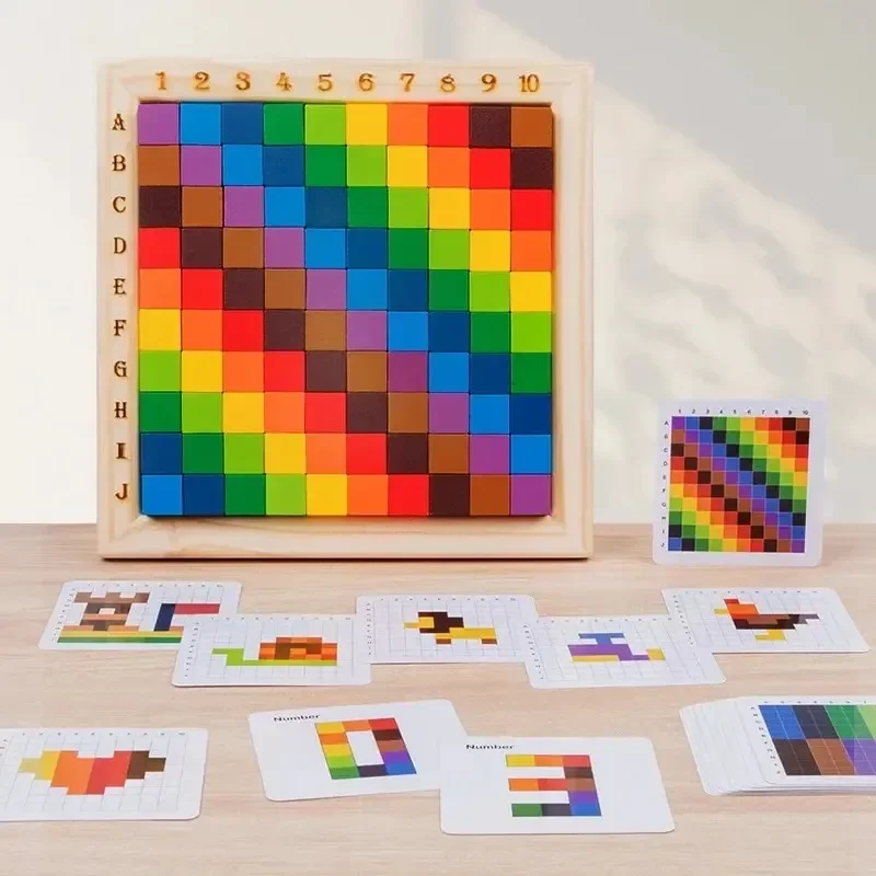 Montessori Renk Sayma Yapı Taş - Wooden Blocks Stacking incelemesi ve fiyatı